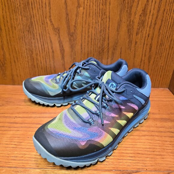 Merrell Nova 2 Trail Running Shoes Vibram Rainbow J135427 Mens Size 8.5 EUR 42 - Picture 3 of 9